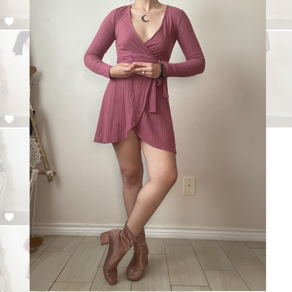 Romantic Dusty Rose Dress